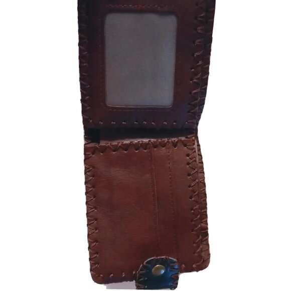 Colorful Abstract Pop Art Bi-fold Wallet Fish Souvenir France Guadeloupe Island - Picture 3 of 8